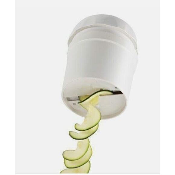 The Pampered Chef Spiral and Slice #1136 Kitchen Tool White Salads Retired PC - Picture 2 of 3